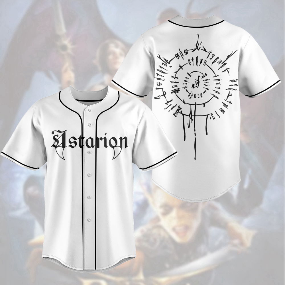 Baldur s Gate 3 Adventure Awaits Baseball Jersey - Astarion High Elf Shirt Video Game Dungeon Master Gift - Aopprinter