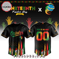 Baltimore Orioles Custom MLB Juneteenth Baseball Jersey