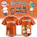 Baltimore Orioles MLB The Simpsons Heritage Baseball Jersey