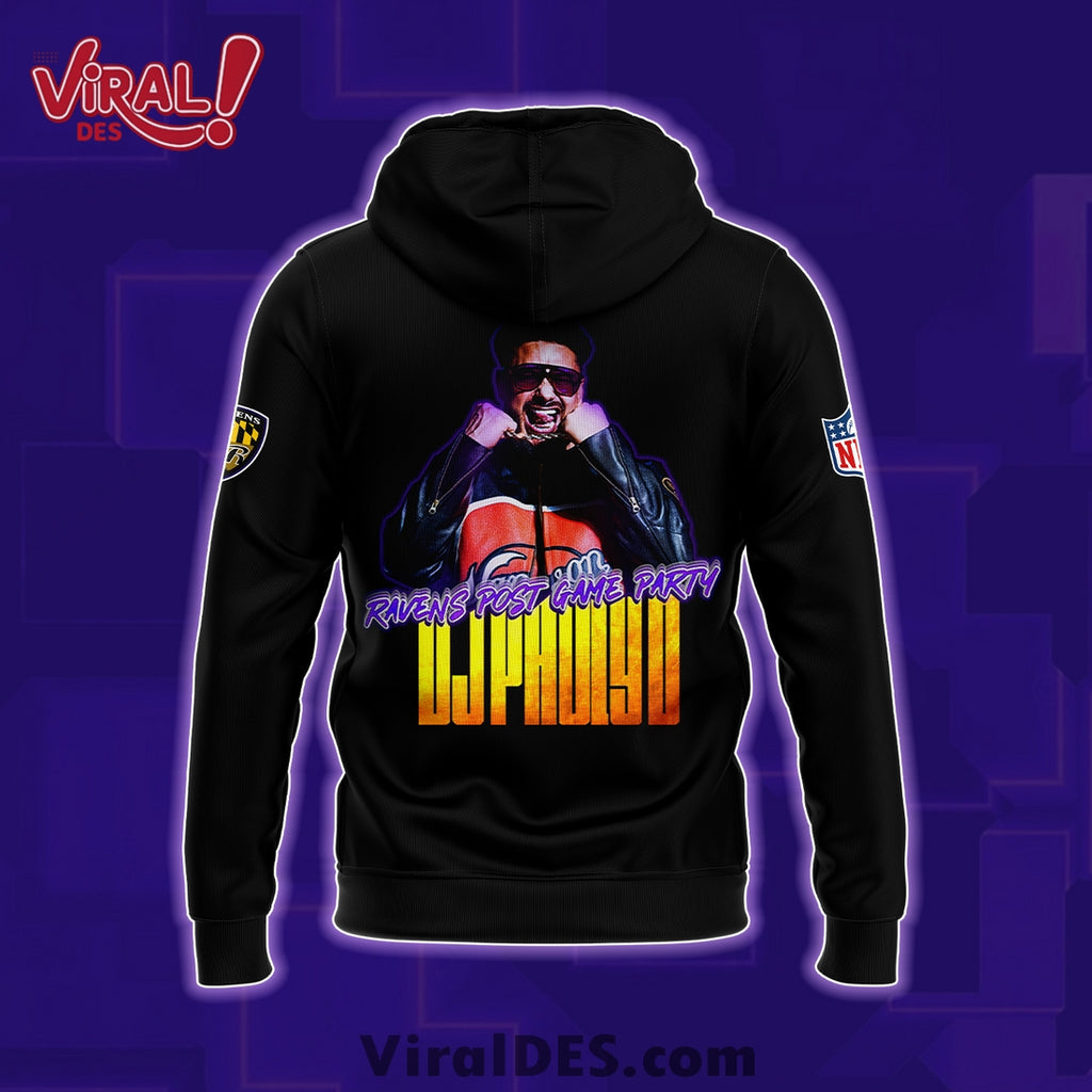Baltimore Ravens 2025 DJ Pauly D Hoodie