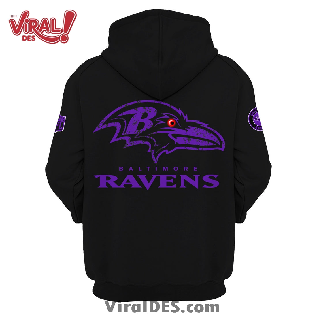 Baltimore Ravens 2025 Domestic Violence Awareness Month Hoodie