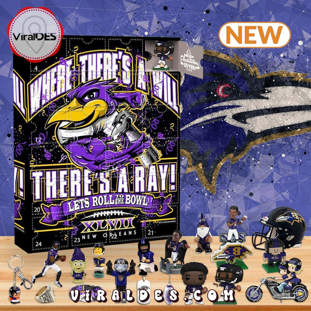 Baltimore Ravens Advent Calendar – The One With 24 Little Doors