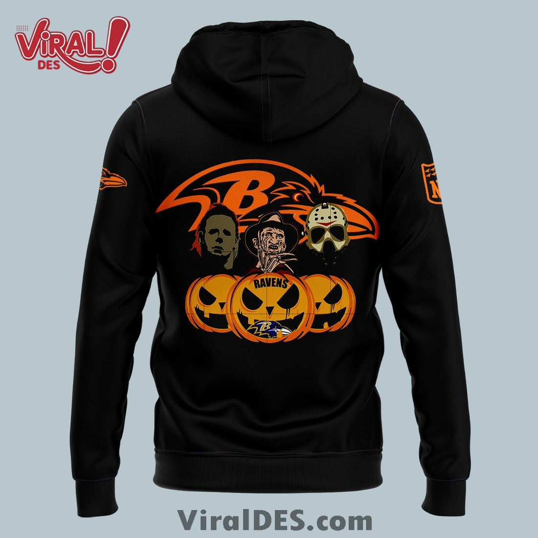 Baltimore Ravens Halloween Spirit Hoodie 2025