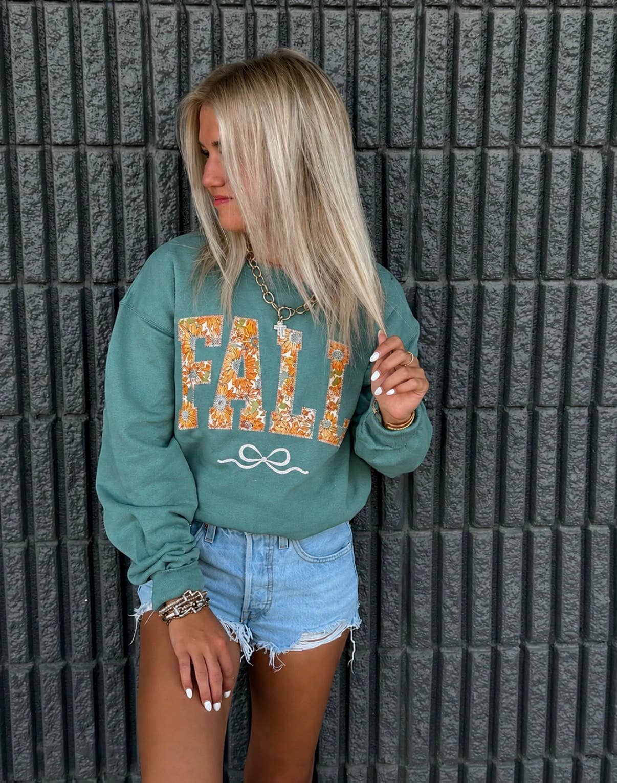 Fall Bow Coquette Sweatshirt