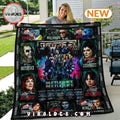 Beetlejuice Characters Quilt Blanket