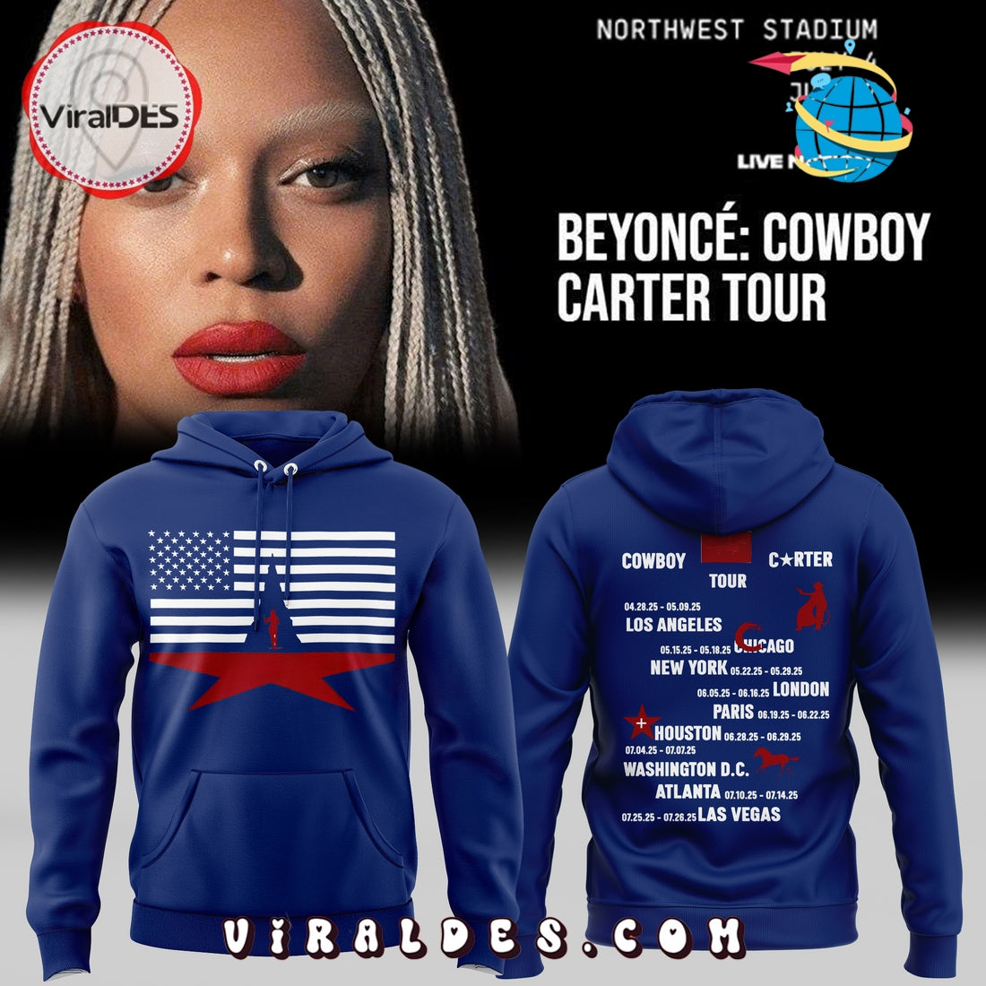 Beyonce Washington DC Exclusive Version Hoodie, Long Pants