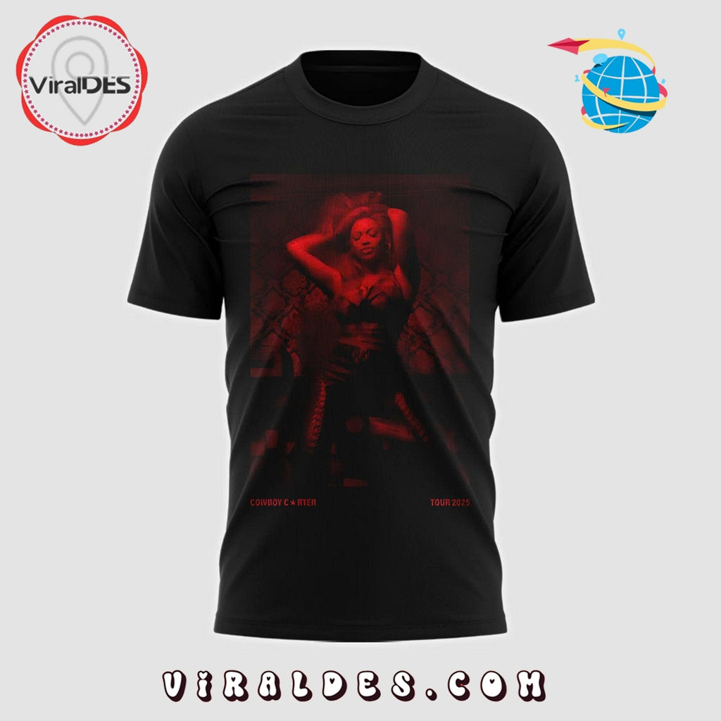 Beyonce x Atlanta Tour 2025 Black Shirt