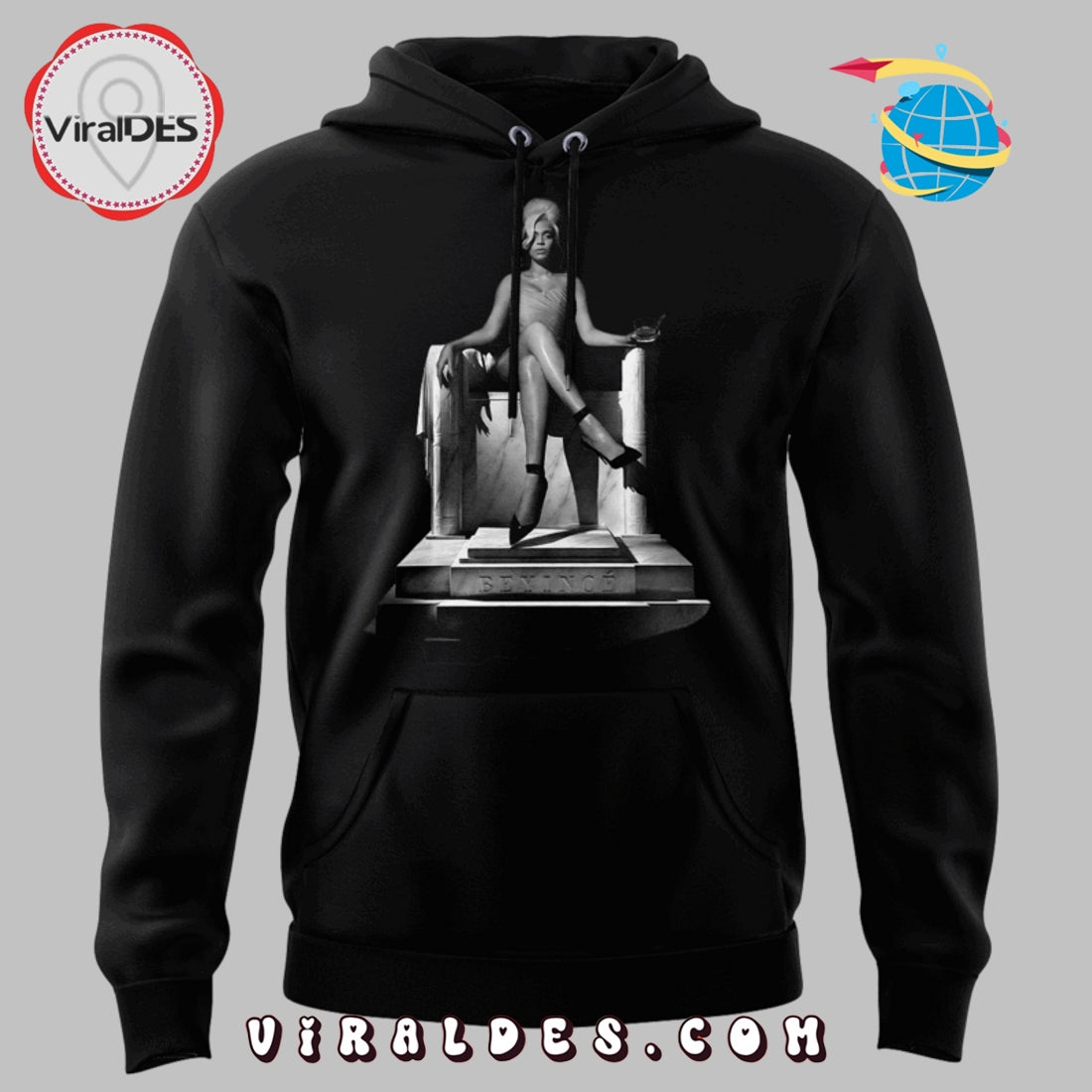 Beyonce x Washington DC Black Hoodie 2025