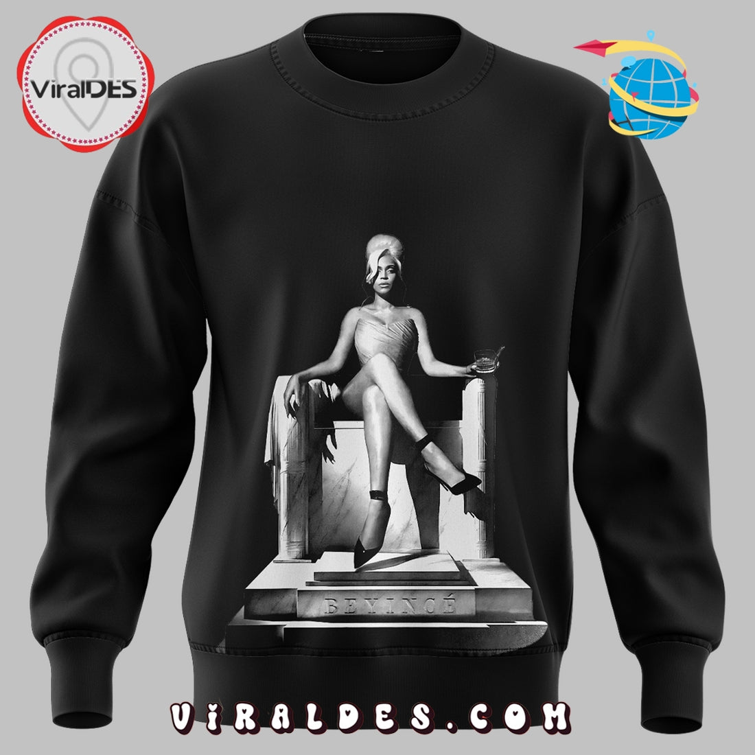 Beyonce x Washington DC Black Hoodie 2025