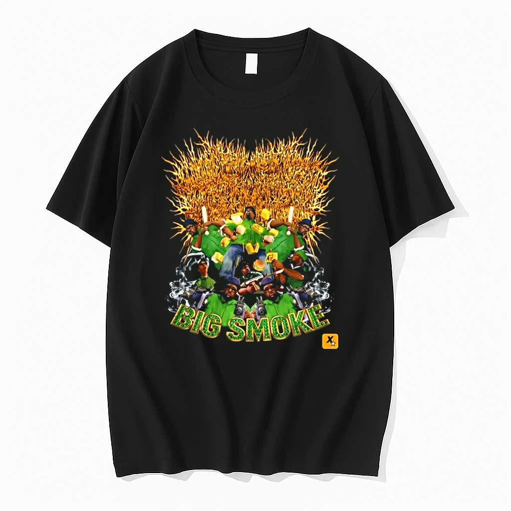 Big Smoke Grand Theft Auto San Andreas Heart 0 Tshirts Sweater