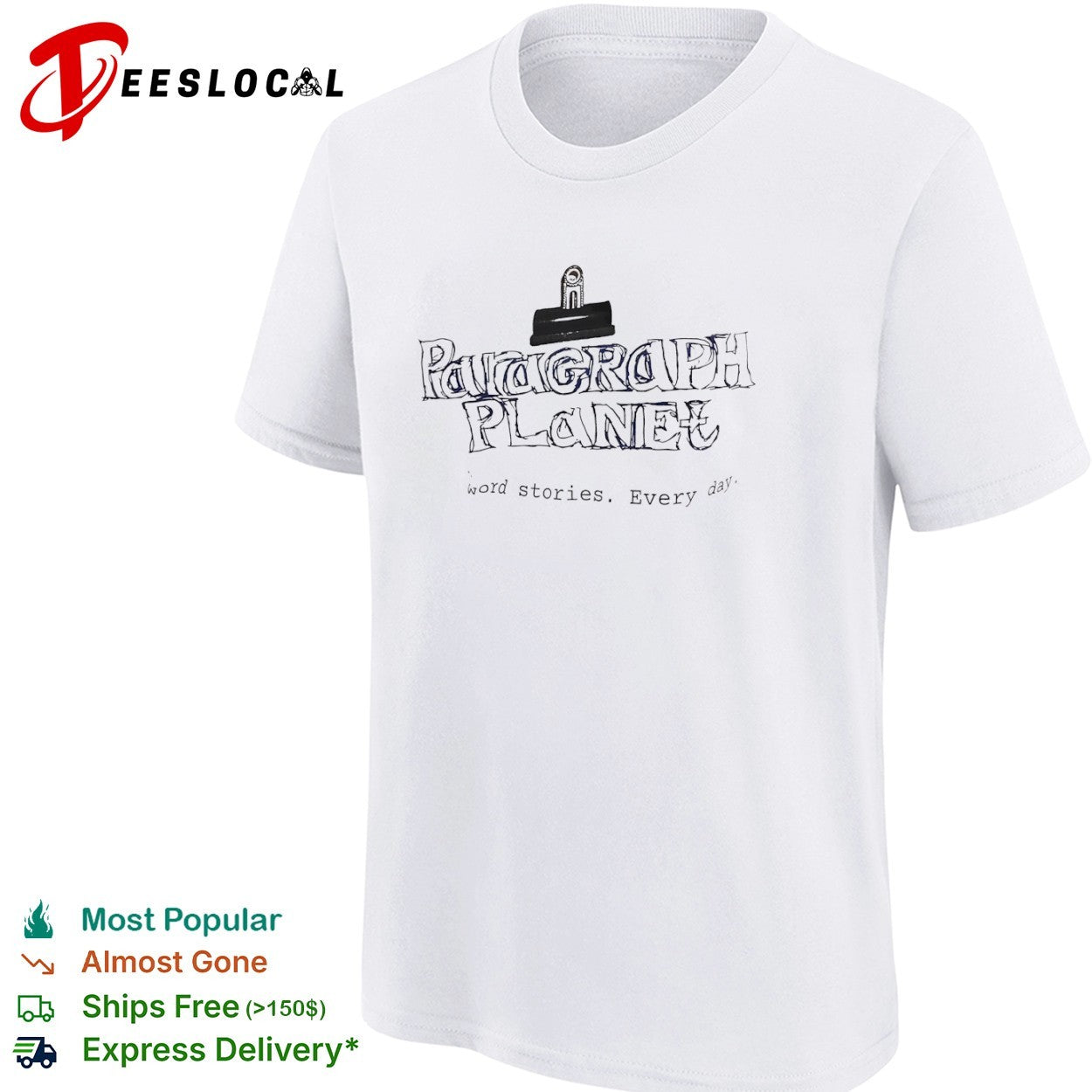 Paragraph Planet Word Stories Every Day shirt