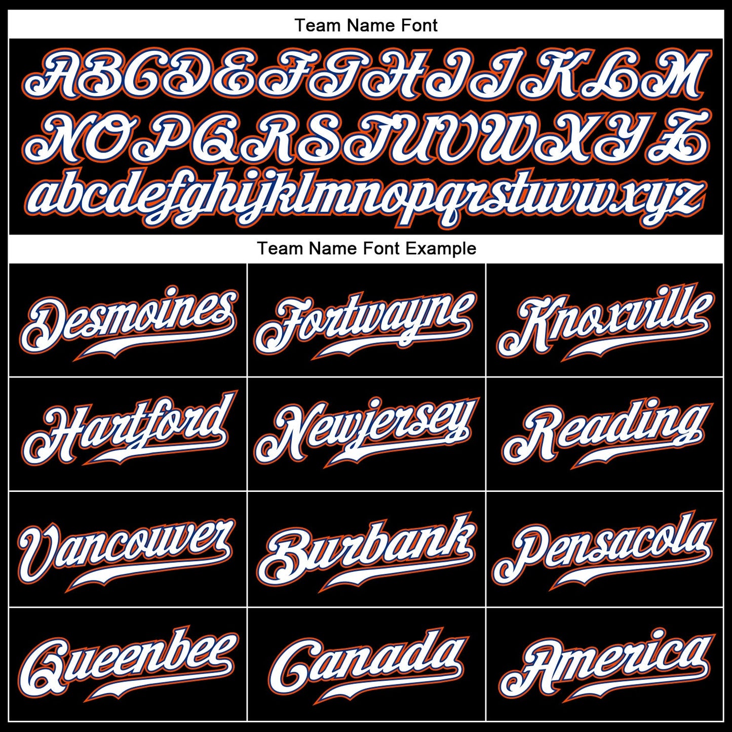 Custom Black White Pinstripe White-Orange Authentic Baseball Jersey
