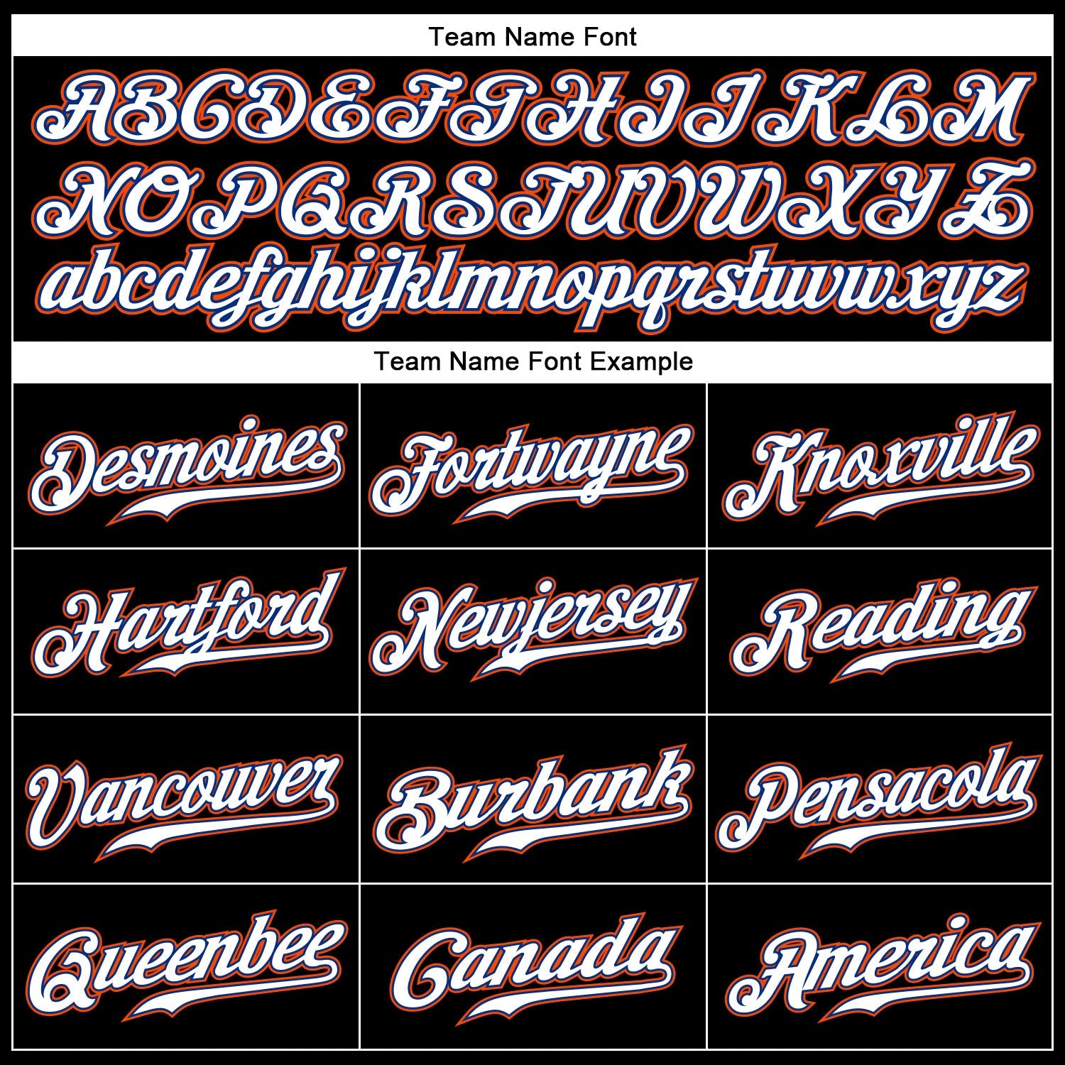 Custom Black White Pinstripe White-Orange Authentic Baseball Jersey