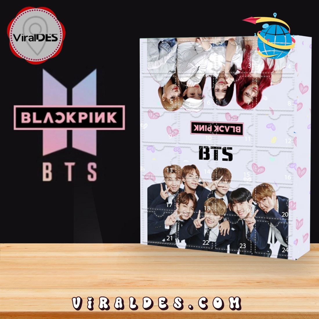 Blackpink & BTS Advent Calendar, The One With 24 Little Doors