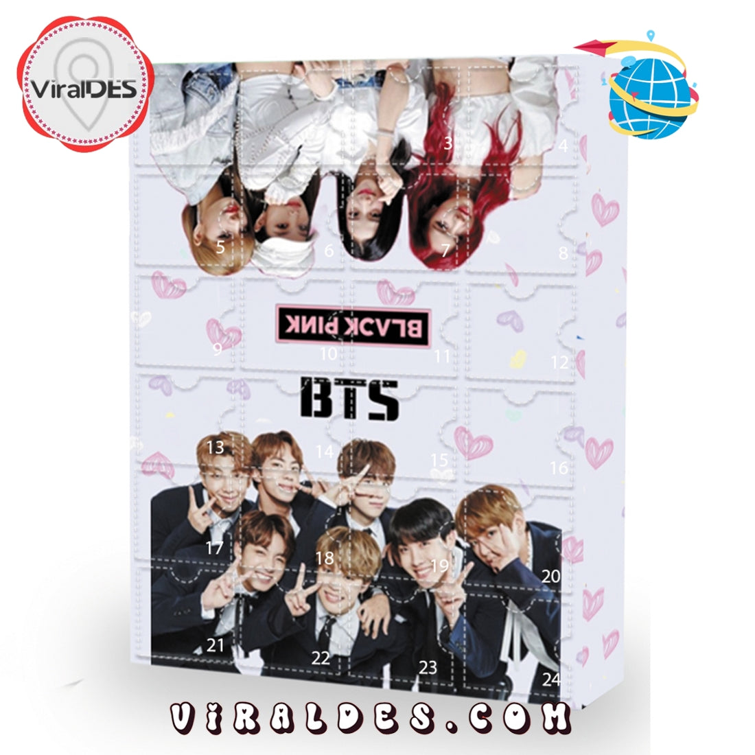 Blackpink & BTS Advent Calendar, The One With 24 Little Doors