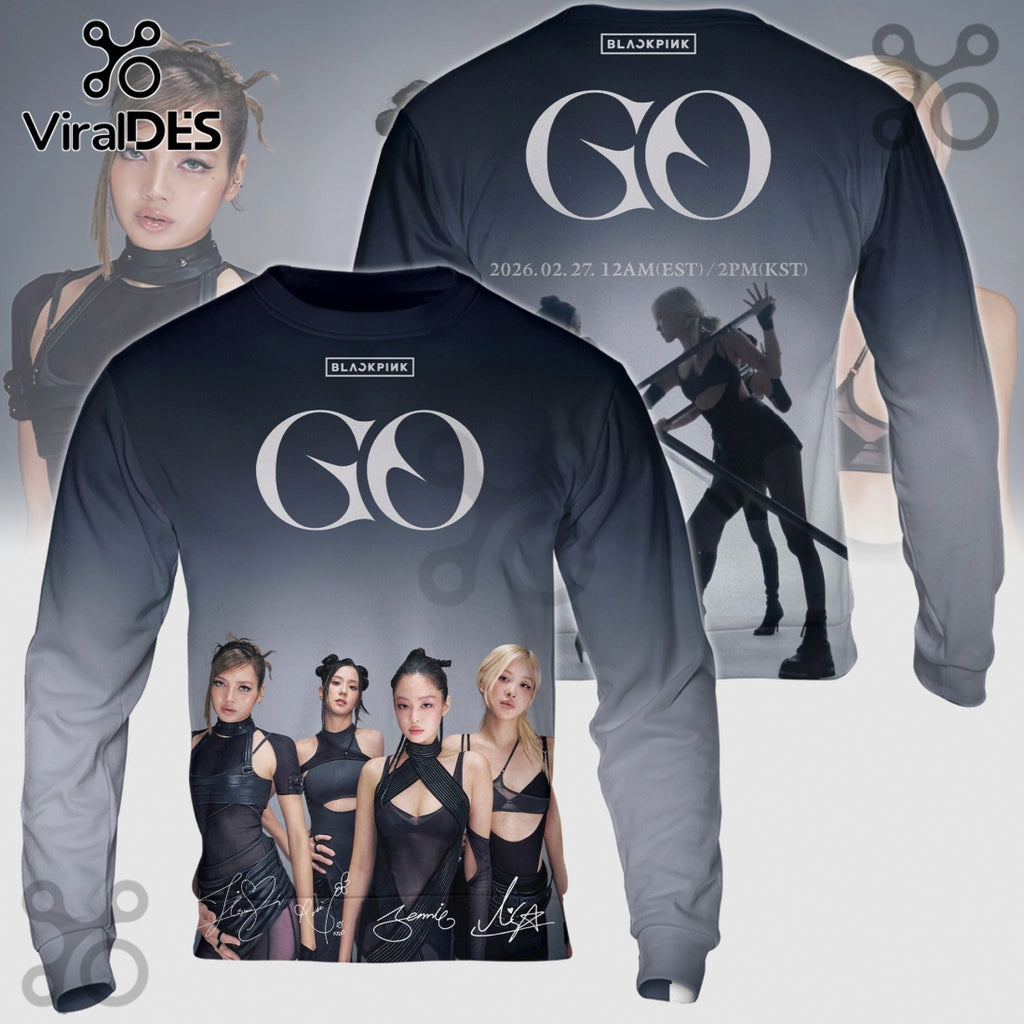 Blackpink GO Album Limited Edition K-Pop Music Shirt