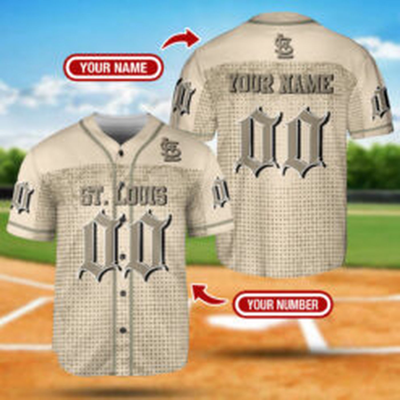 Stylish Blue Pink Gradient MLB Baseball Jersey - Team MLB Collection - Gift for Men Women - lylyprint.com... (Image 6)
