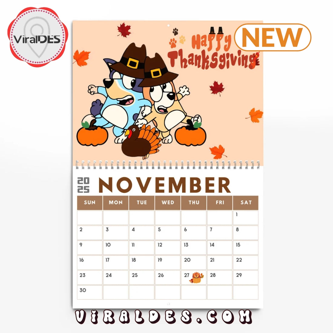 Bluey Series 2025 New Year Calendar