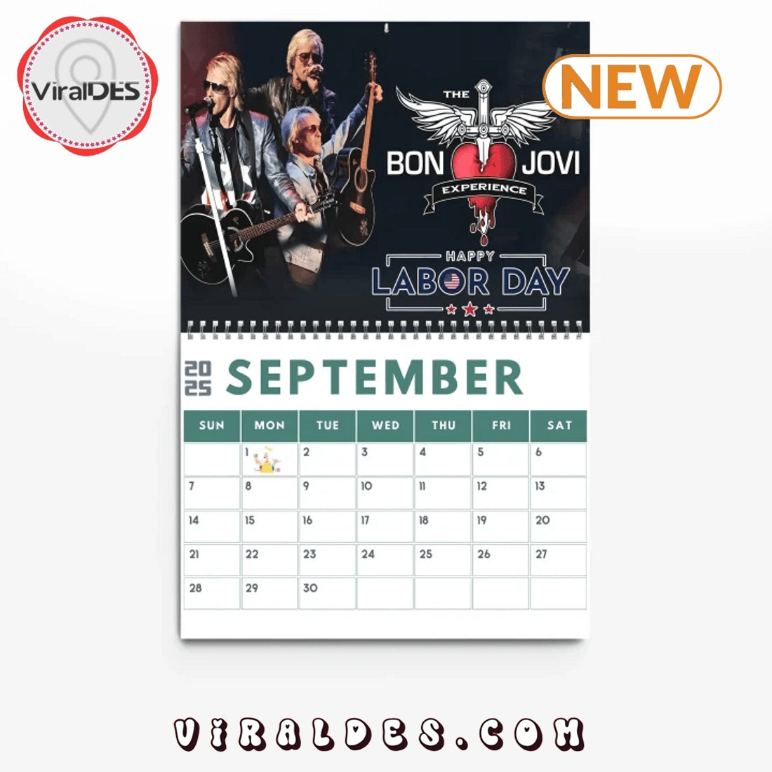 Bon Jovi 2025 New Year Calendar