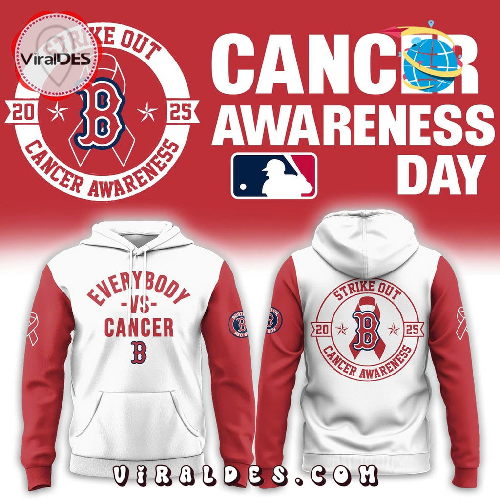 Boston Red Sox Everybody vs Cancer Hoodie, Long Pants