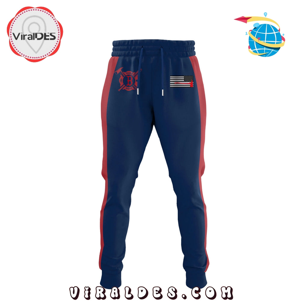 Boston Red Sox Firefighter Appreciation Day Hoodie, Long Pants