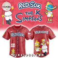 Boston Red Sox MLB The Simpsons Heritage Baseball Jersey