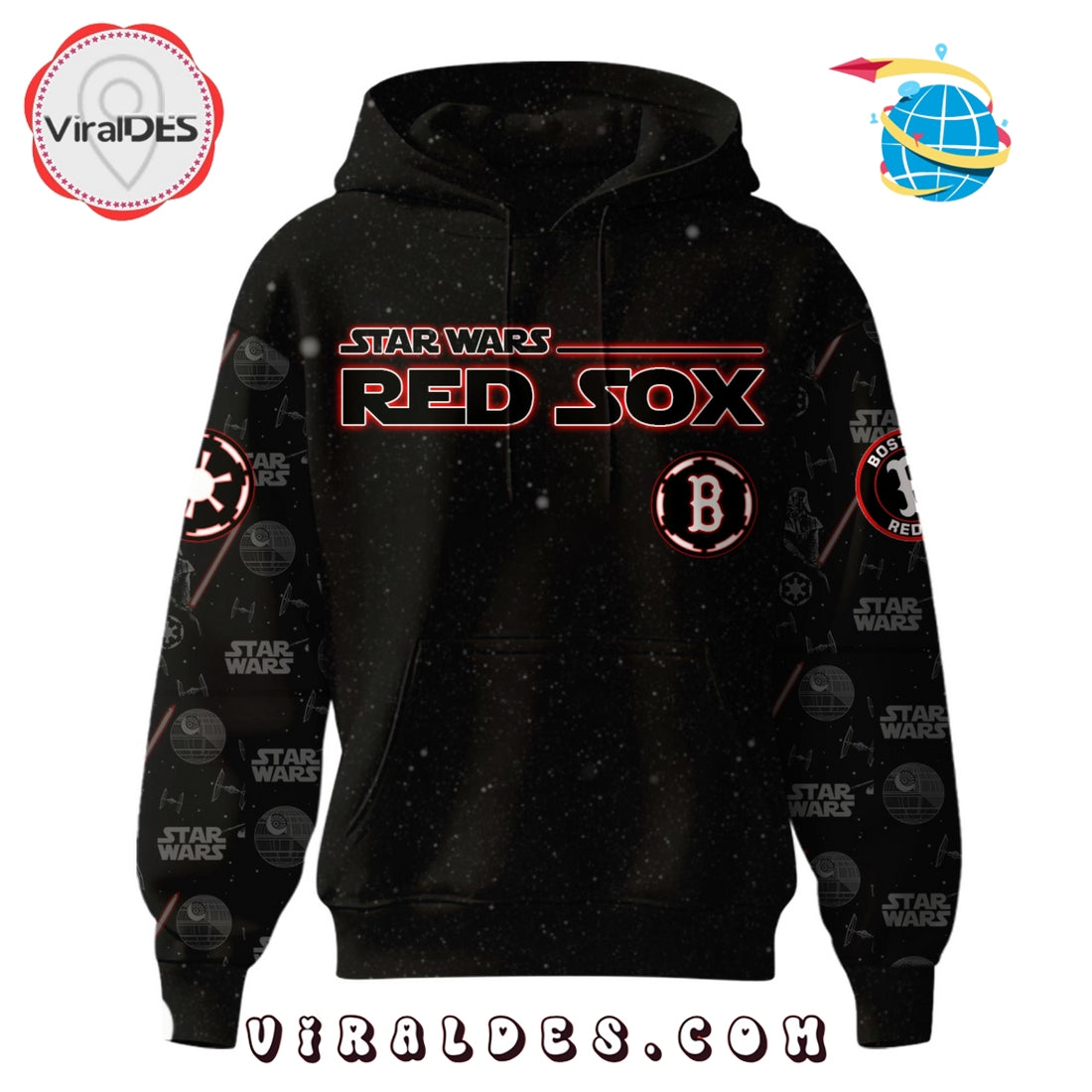 Boston Red Sox MLB x Star War Night Hoodie, Jogger, Cap