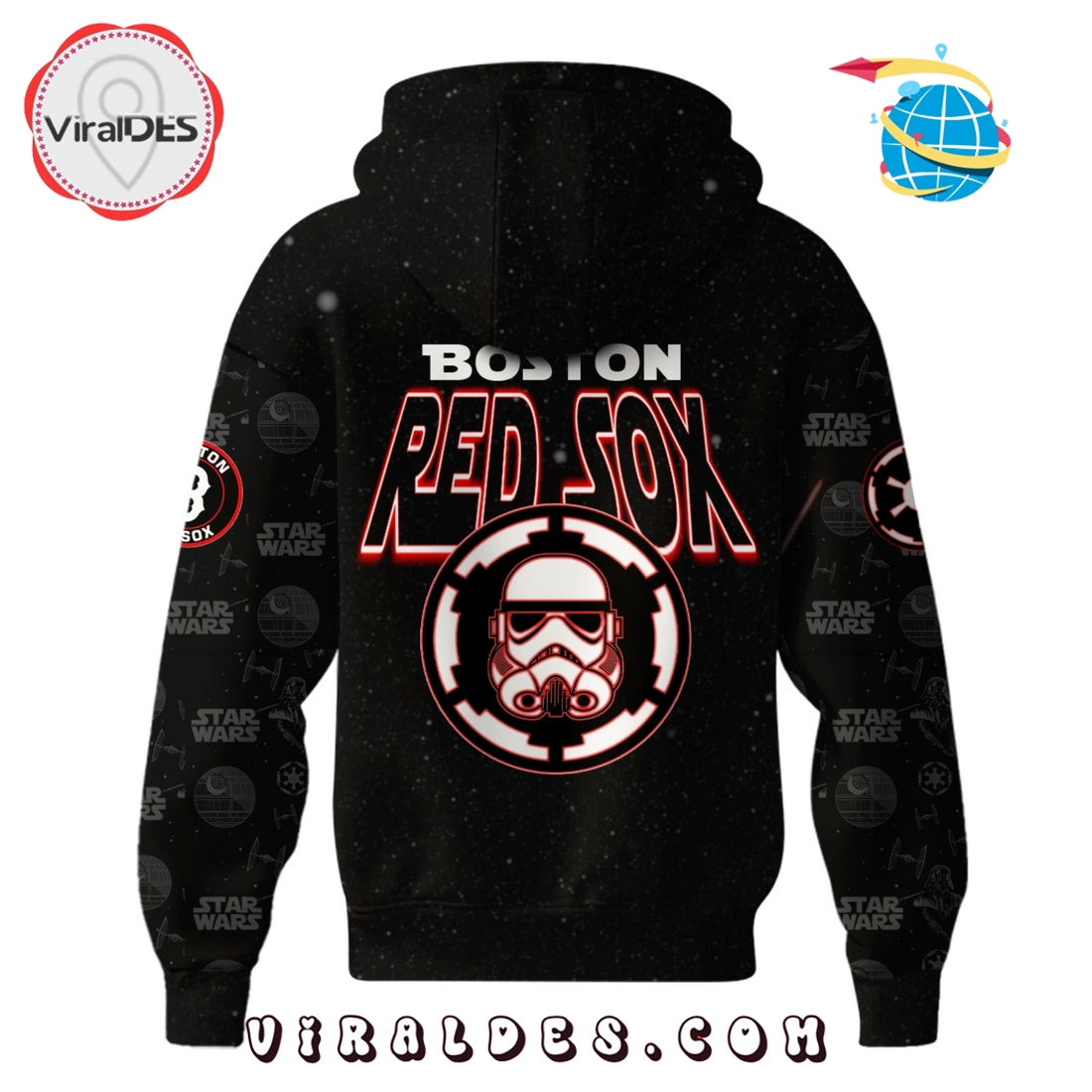 Boston Red Sox MLB x Star War Night Hoodie, Jogger, Cap