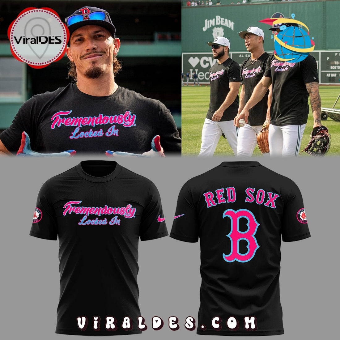 Boston Red Sox Tremendously Locked In Black Hoodie