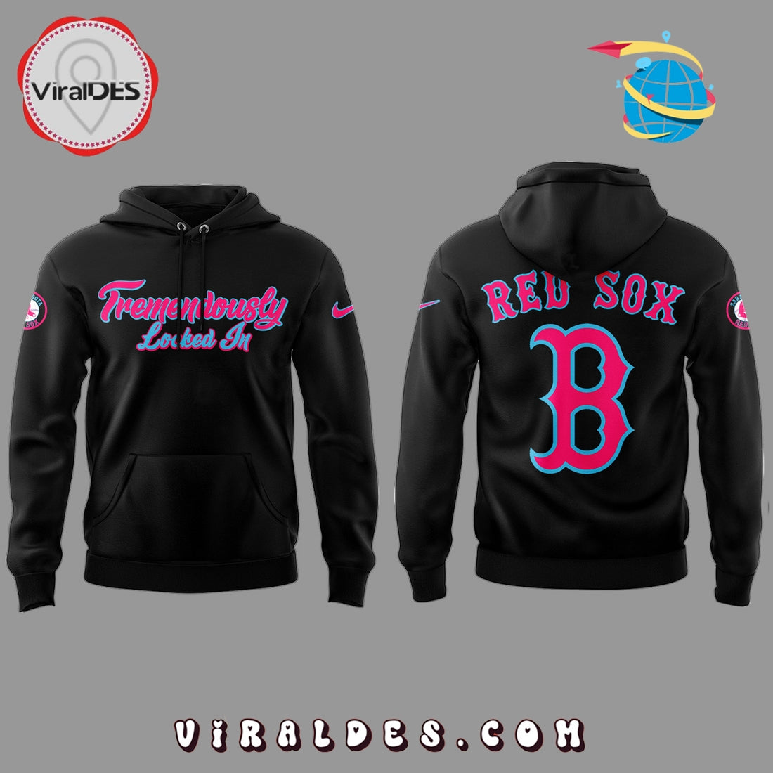 Boston Red Sox Tremendously Locked In Black Hoodie