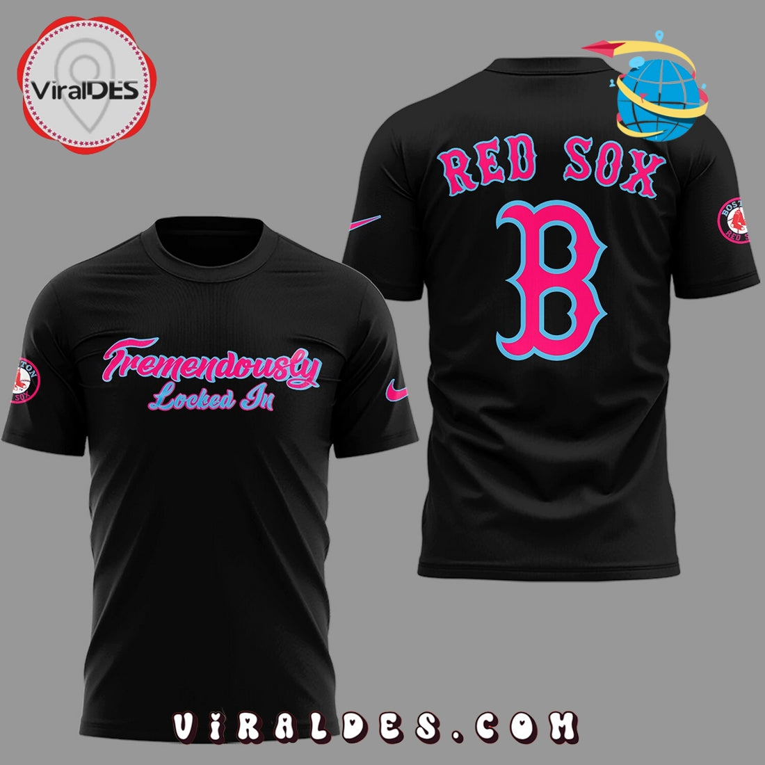 Boston Red Sox Tremendously Locked In Black Hoodie