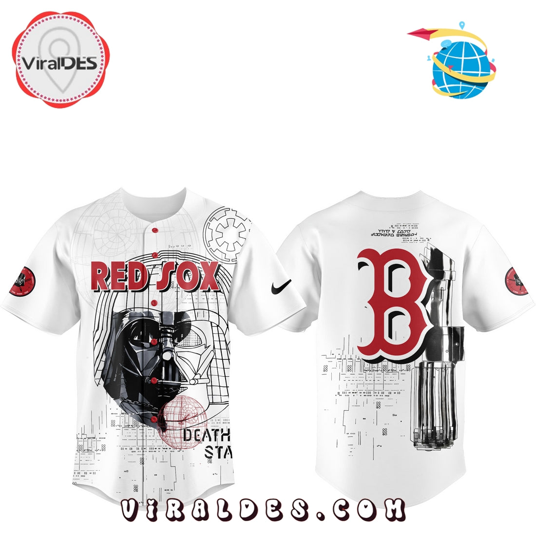 Boston Red Sox x Death Wars Night 2025 Baseball Jersey