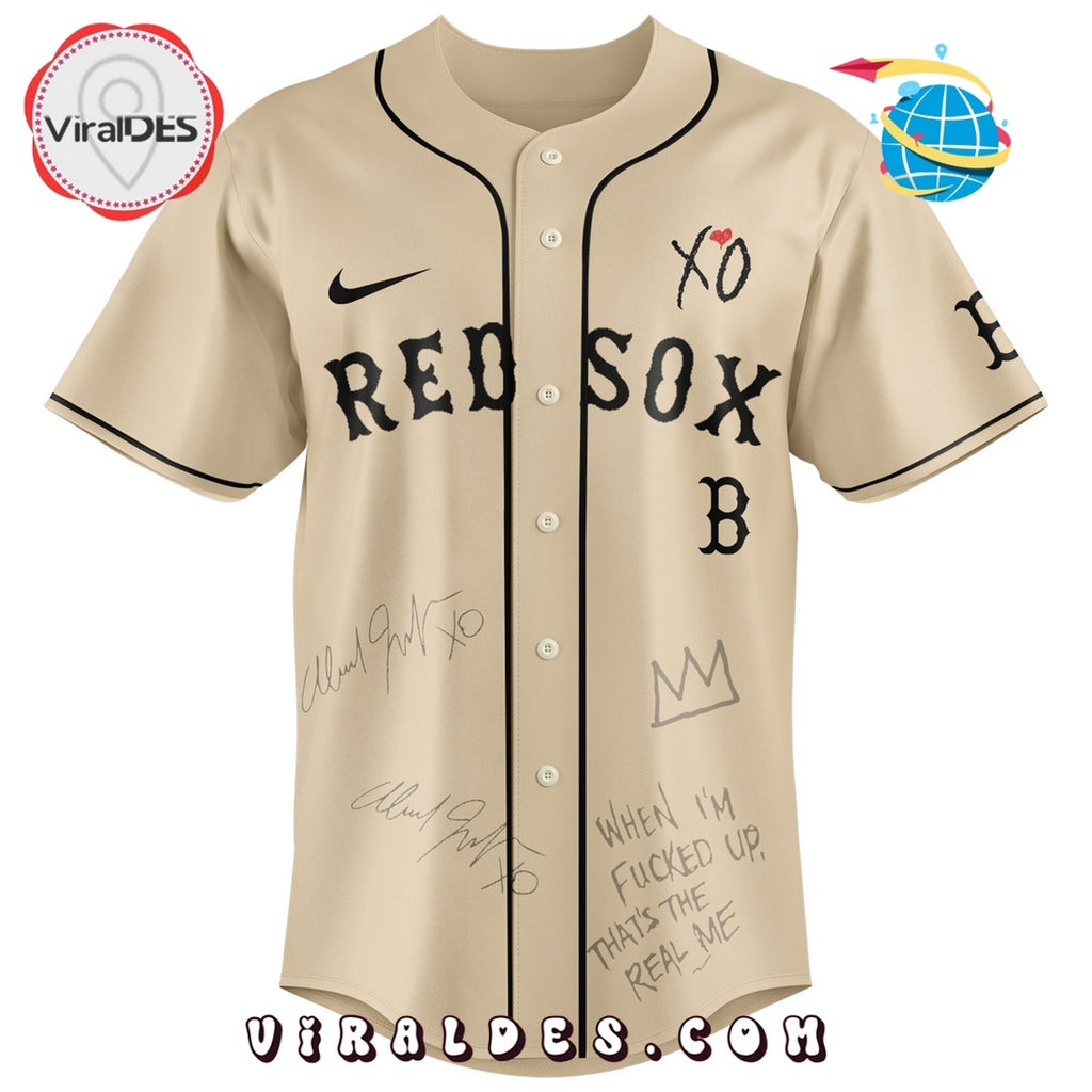 Boston Red Sox x The Weeknd After Hours Til Dawn Baseball Jersey