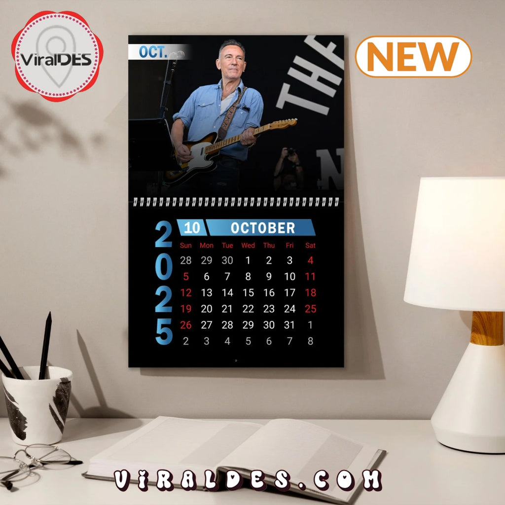 Bruce Springsteen 2025 Happy New Year Calendar