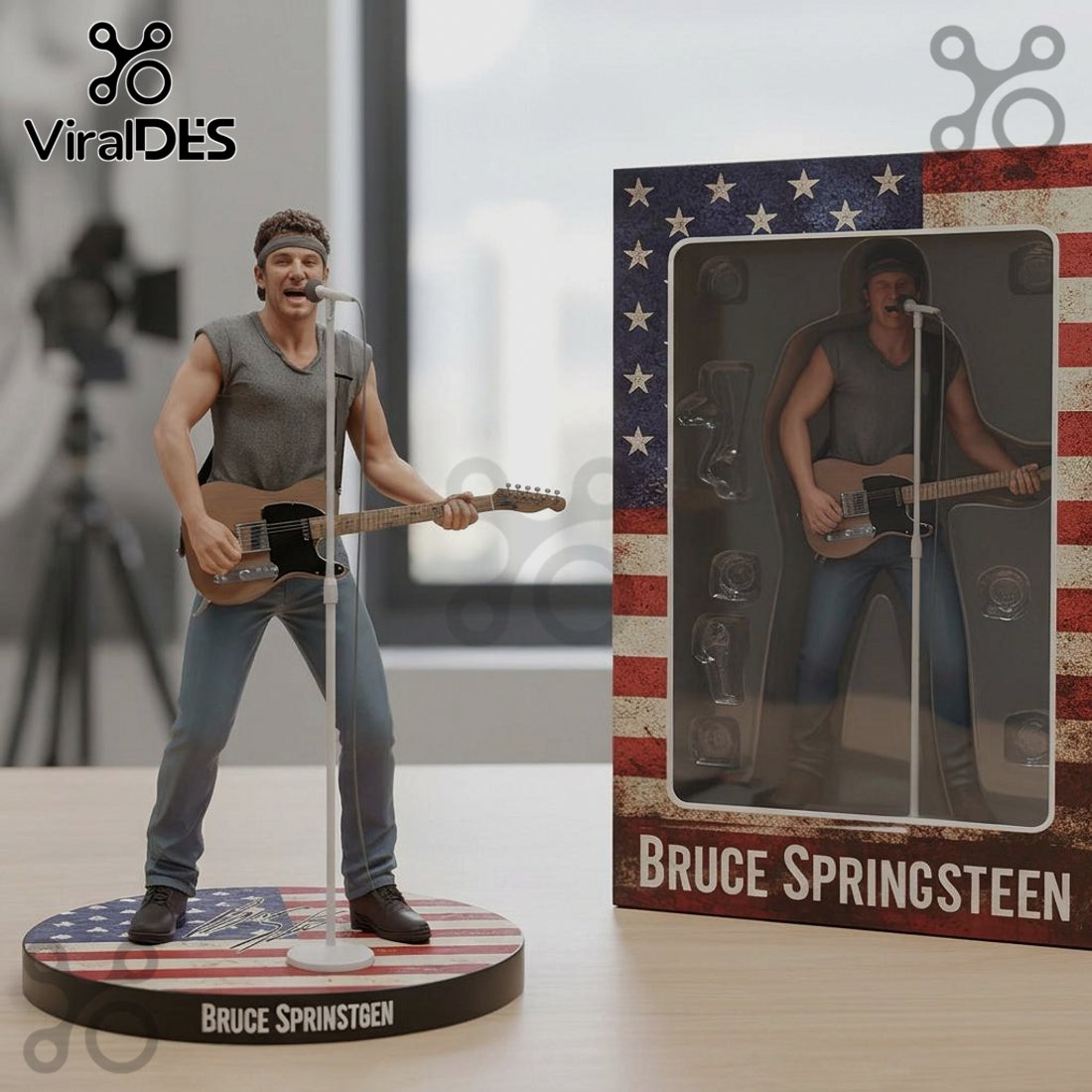 Bruce Springsteen Figurine – The Boss Premium Statue Collectible Figure