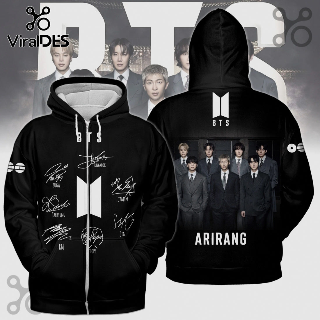 BTS Signature Premium Photo Graphic Fashion T-Shirt