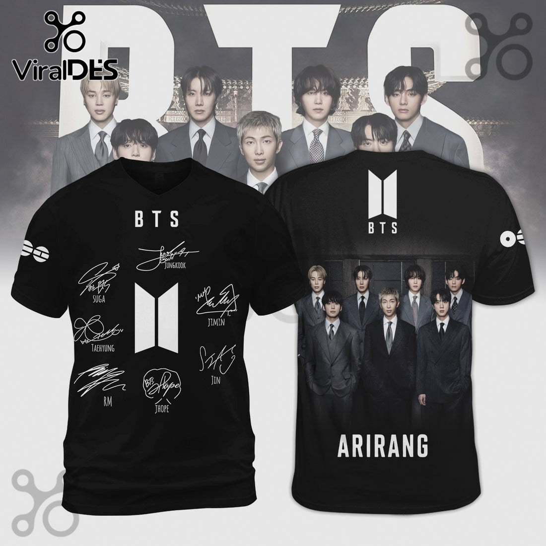 BTS Signature Premium Photo Graphic Fashion T-Shirt
