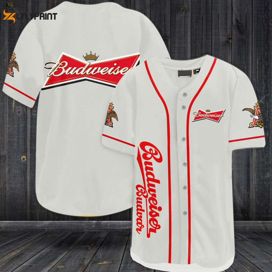 Budweiser Budvar Baseball Jersey - Perfect Unisex Gift for Men and Women Authentic Design - lylyprint.com