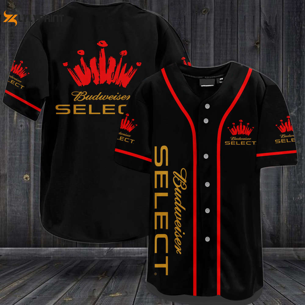 Budweiser Select Baseball Jersey - lylyprint.com T-Shirts, Hoodie, Sweatshirt | WearSparks.com