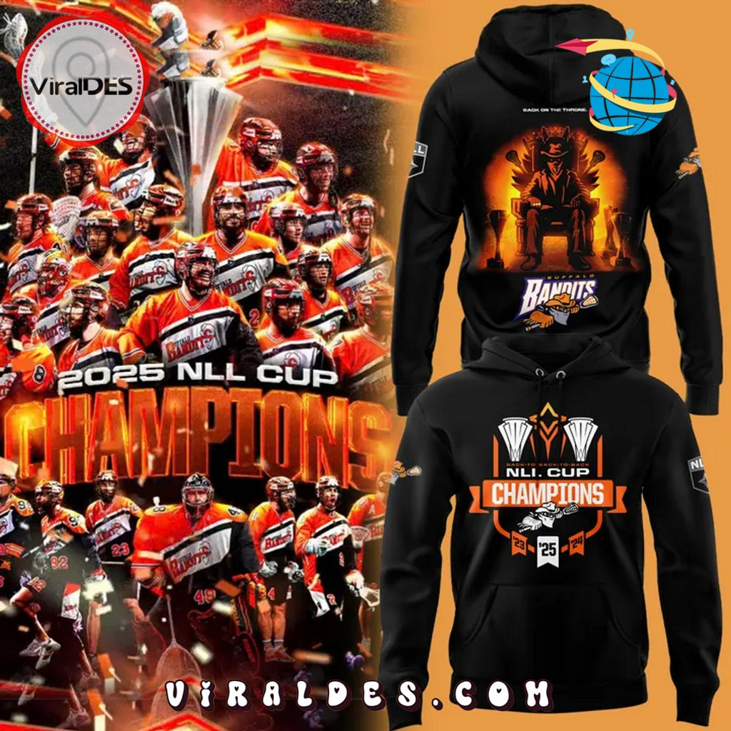 Buffalo Bandits Champions Cup 2025 Hoodie, Long Pants