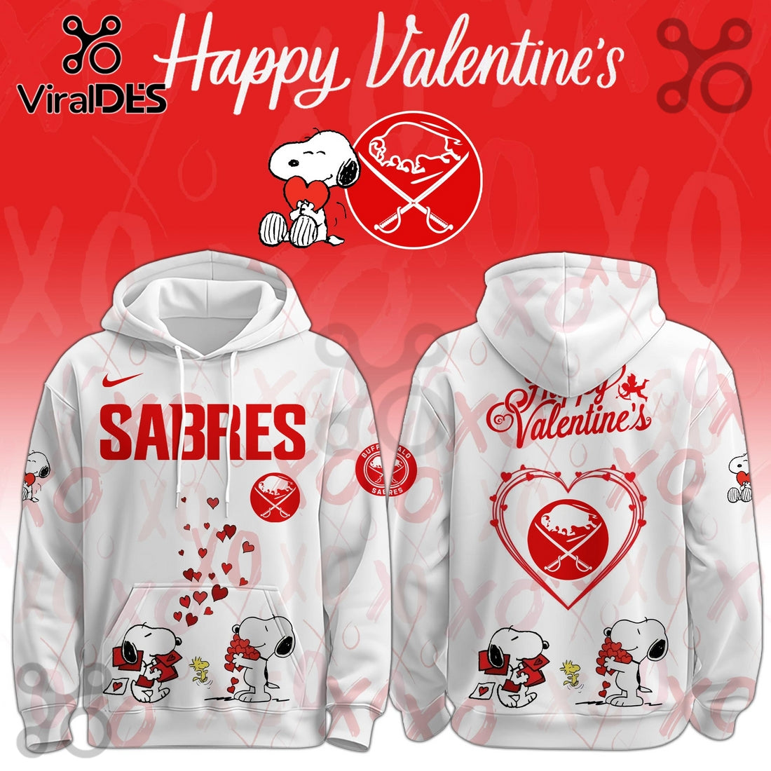 Buffalo Sabres NHL x Valentine Hoodie And Joggers