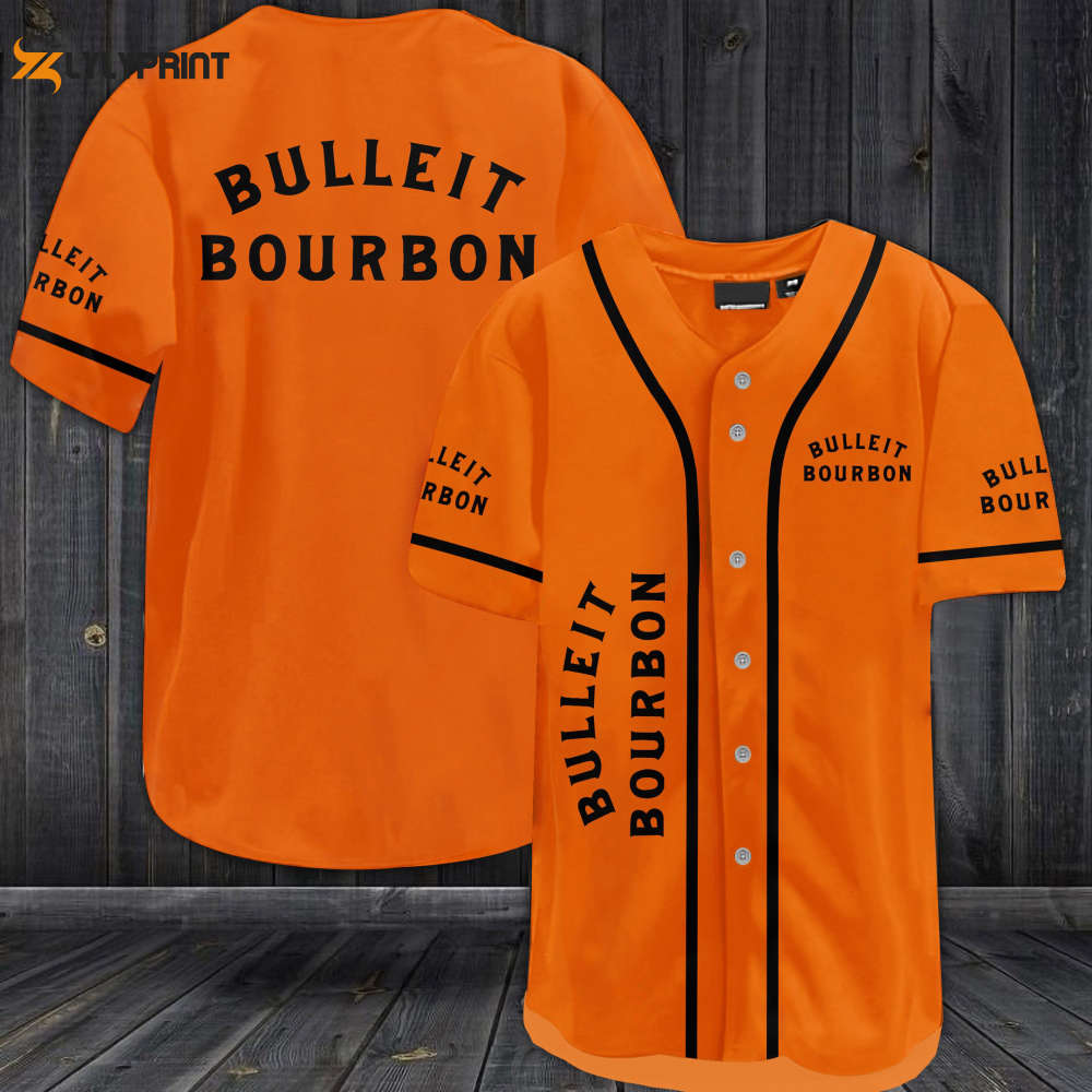 Bulleit Bourbon All Over Print Unisex Baseball Jersey - lylyprint.com