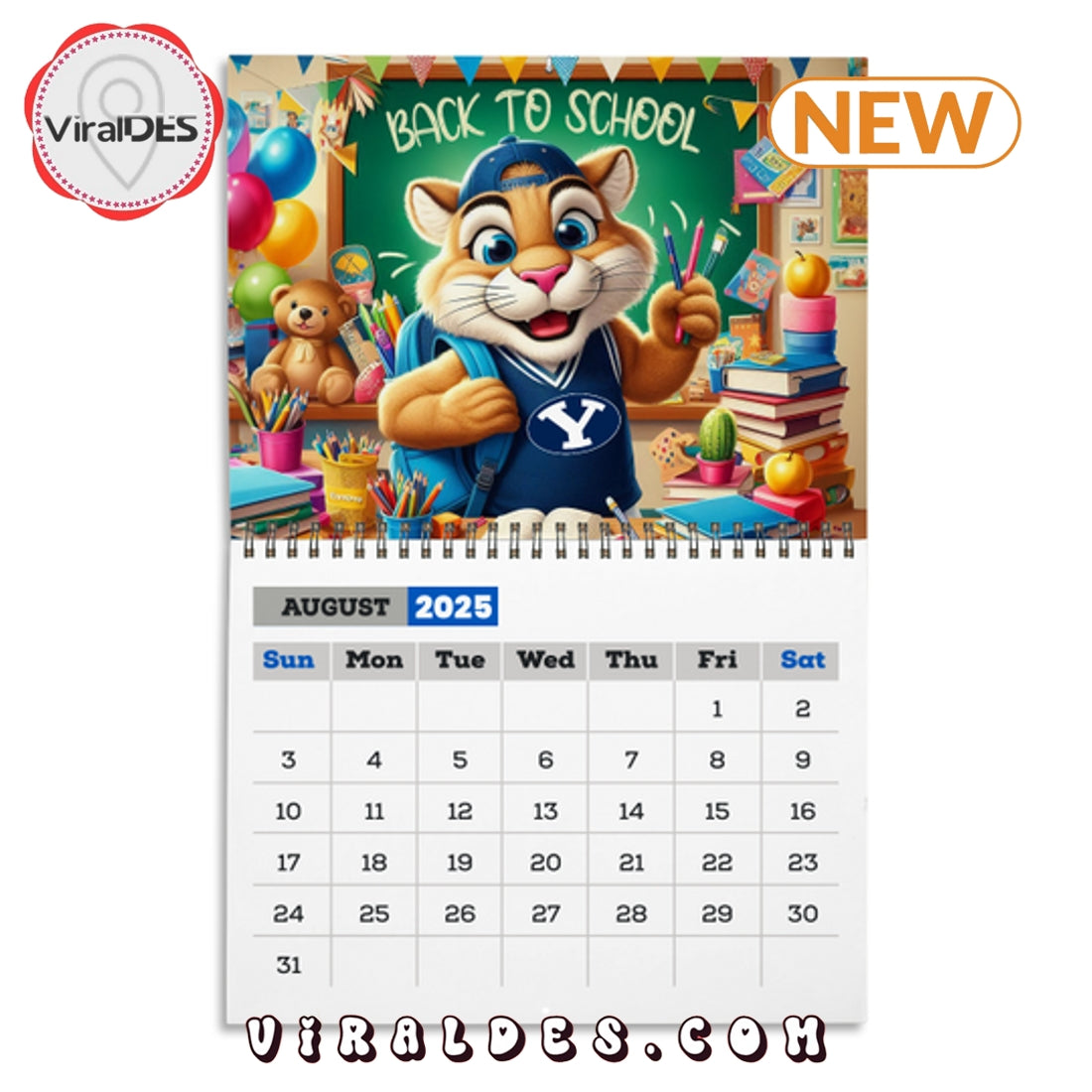 BYU Cougars Football 2025 Calendar