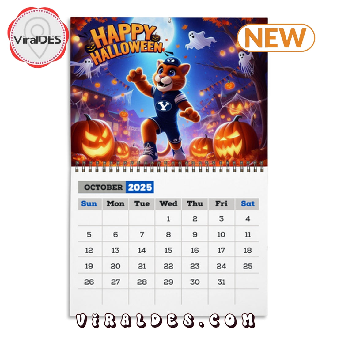 BYU Cougars Football 2025 Calendar