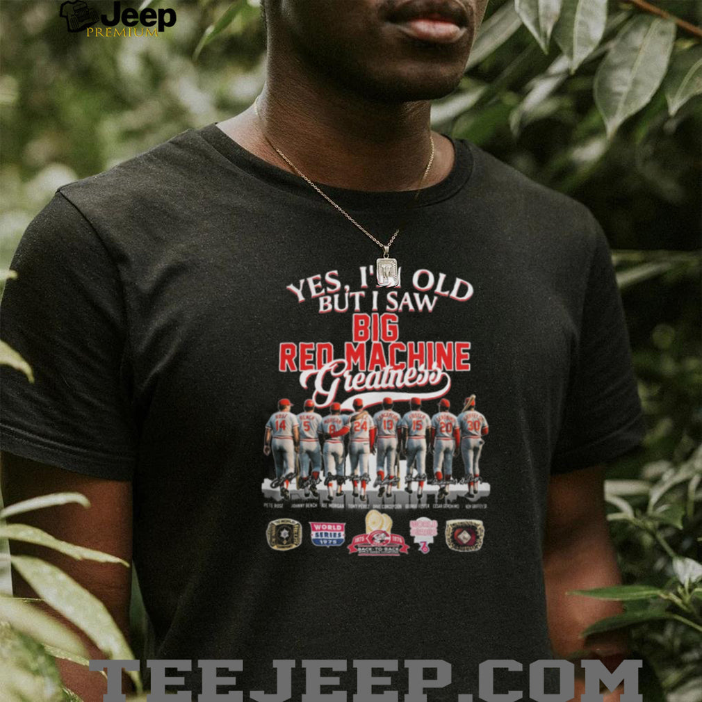 Big Red Machine Greatness Cincinnati Baseball Legends Signature T Shirt