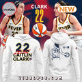 Caitlin Clark Indiana Fever White Hoodie 3D