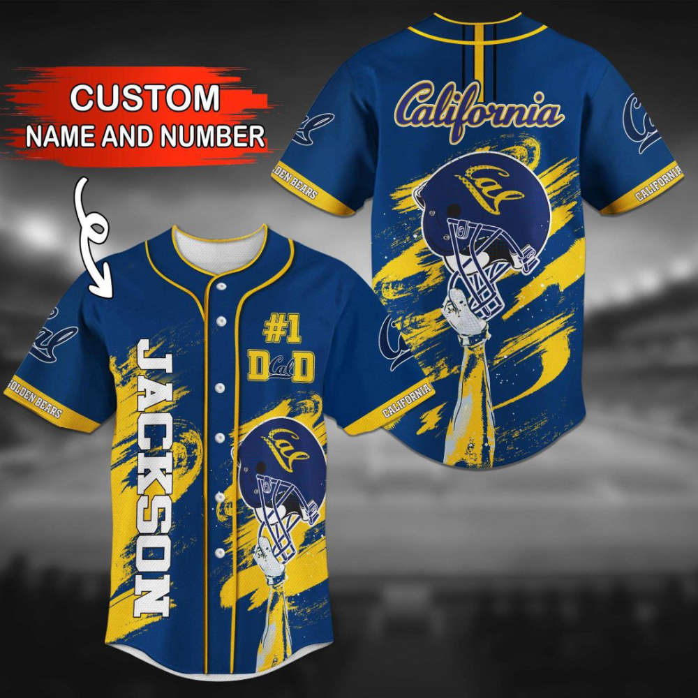 California Golden Bears Personalized Baseball Jersey Fan Gifts - lylyprint.com T-Shirts, Hoodie, Sweatshirt (Image 2)