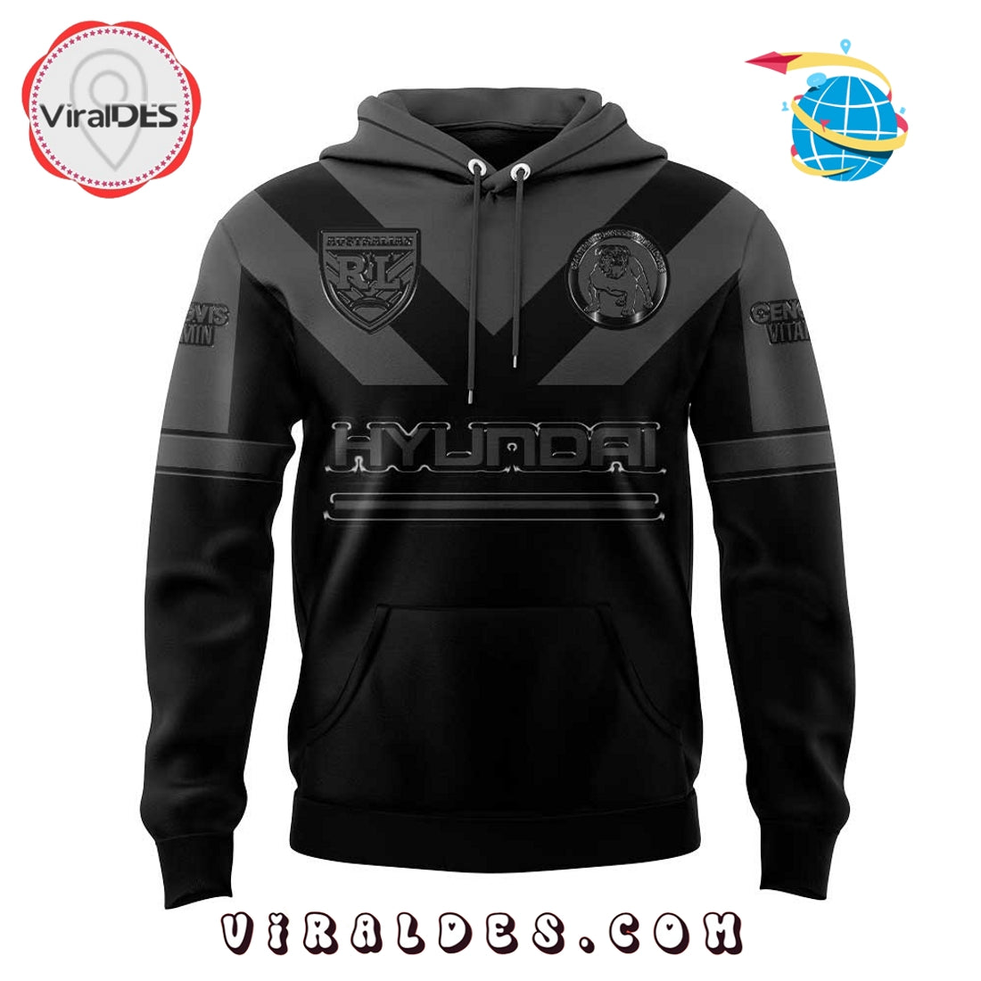 Canterbury Bulldogs Back In Black 1995 Limited Edition Hoodie