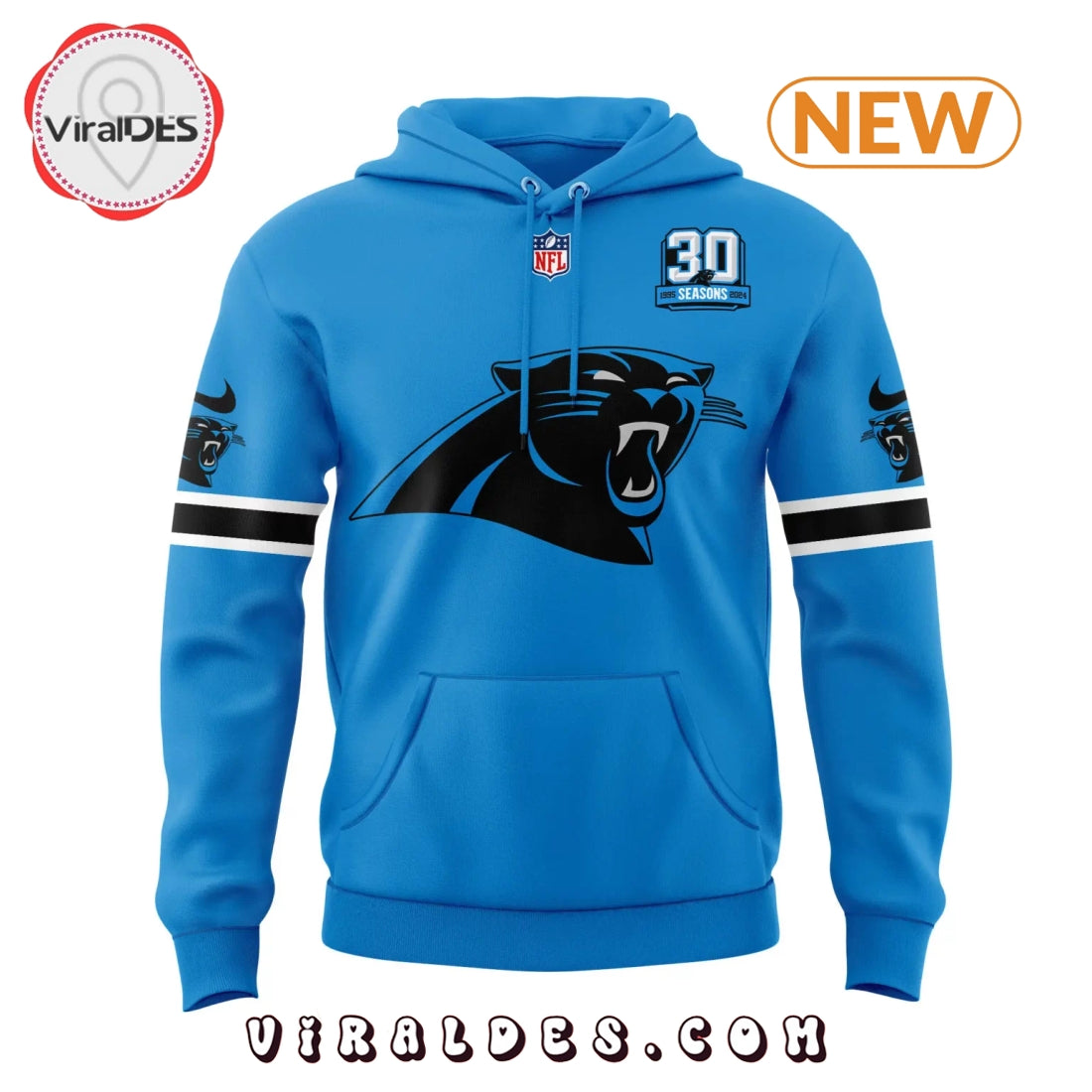 Carolina Panthers Blue Uniform Hoodie, Jogger, Cap