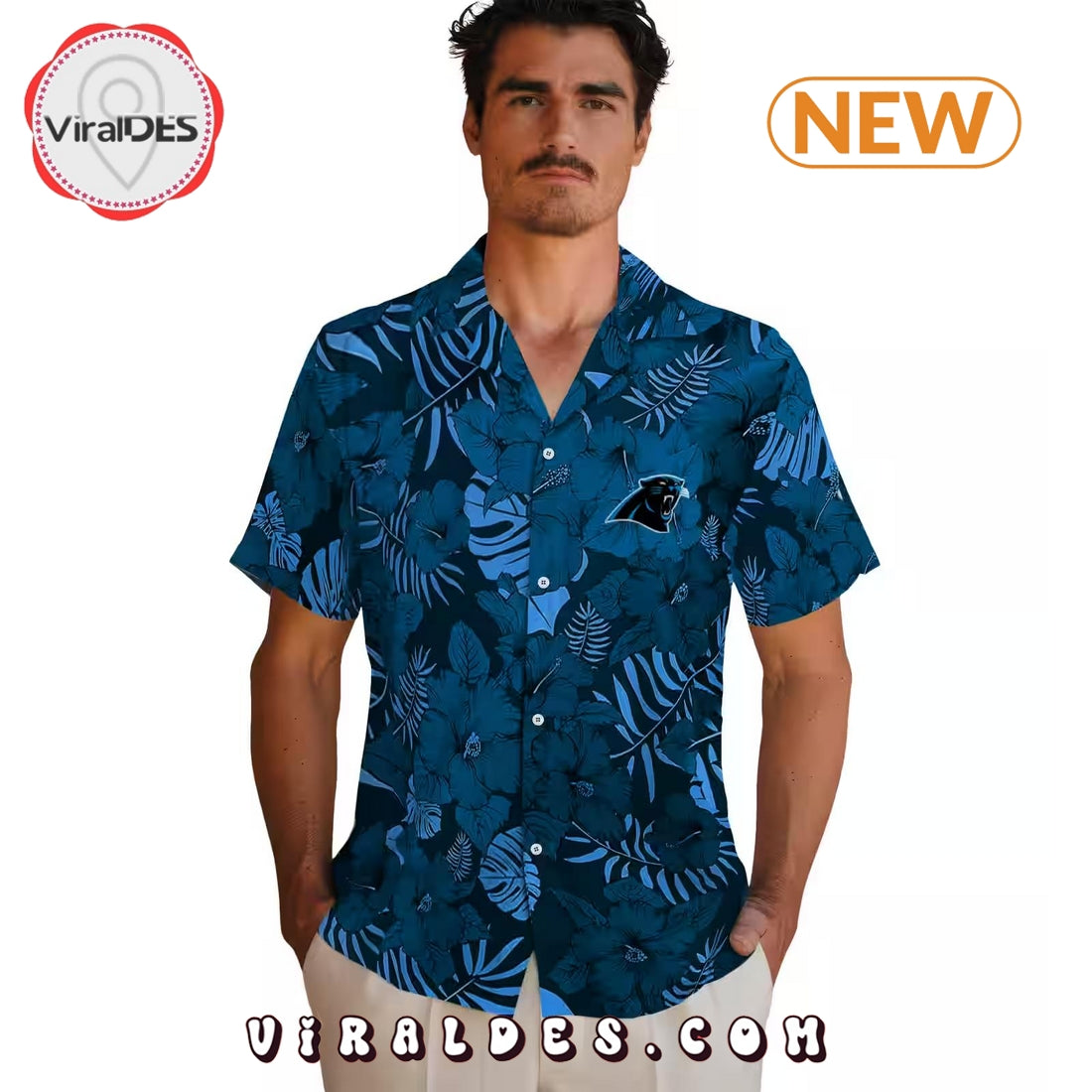 Carolina Panthers Jungle Vibes Hawaiian Shirt